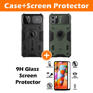 Casekis Luxury Sliding Lens Protection ring holder case for iPhone 11/11Pro/11ProMax - Casekis