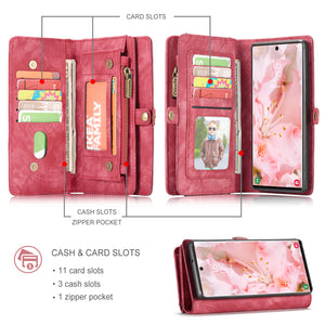 Casekis Wallet PU Leather Case for Galaxy S22 Ultra 5G