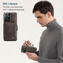 Load image into Gallery viewer, Casekis Multifunctional Wallet Phone Case For Galaxy S21 Ultra 5G
