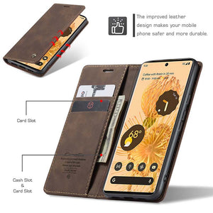Casekis Retro Wallet Case For Pixel 6 Pro 5G