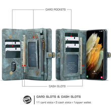 Load image into Gallery viewer, Casekis Wallet PU Leather Case for Galaxy S21 Plus 5G
