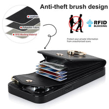 Muat gambar ke penampil Galeri, Casekis Cardholder RFID Phone Case Black
