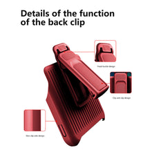 Load image into Gallery viewer, Casekis Outdoor Sports Back Clip Phone Case Red
