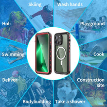 画像をギャラリービューアに読み込む, Casekis Waterproof Shockproof Phone Case Red
