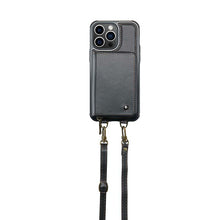Load image into Gallery viewer, Casekis Zipper Crossbody Wallet RFID Phone Case Black
