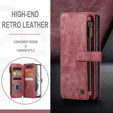 Lade das Bild in den Galerie-Viewer, Casekis Leather Zipper Phone Case For Galaxy S21 5G
