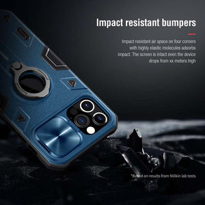 Casekis Luxury Sliding Lens Protection ring holder case for iPhone 12 Series - Casekis