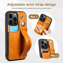 Load image into Gallery viewer, Casekis Wristband Stand Phone Case Khaki
