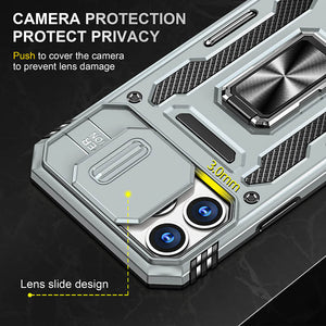 Casekis Sliding Camera Cover Anti-Fall Phone Case Gray