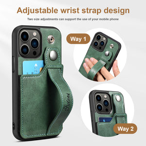 Casekis Wristband Stand Phone Case Green