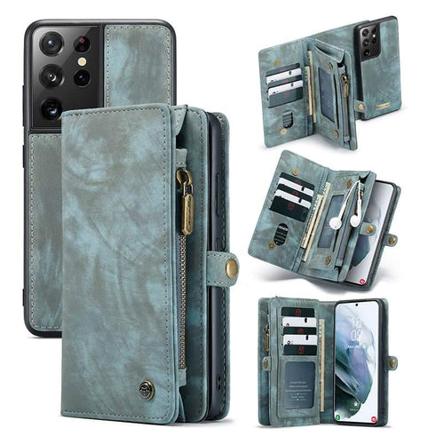 Casekis Samsung Galaxy S21 Series Multifunctional Wallet PU Leather Case - Casekis