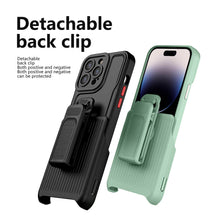 Load image into Gallery viewer, Casekis Outdoor Sports Back Clip Phone Case Matcha Green
