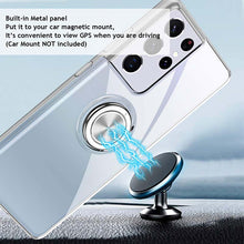 Load image into Gallery viewer, Casekis Crystal Clear Slim Ring Holder Phone Case for Galaxy
