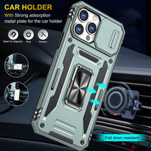 Load image into Gallery viewer, Casekis Sliding Camera Cover Anti-Fall Phone Case Alpine Green
