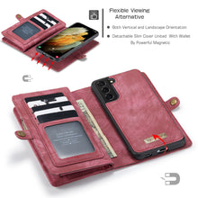 Load image into Gallery viewer, Casekis Wallet PU Leather Case for Galaxy S22 5G
