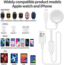 Load image into Gallery viewer, Charging Cable for iWatch, Phone &amp; Pad Series, 2-in-1 Upgraded Version
