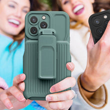Load image into Gallery viewer, Casekis Outdoor Sports Back Clip Phone Case Dark Green
