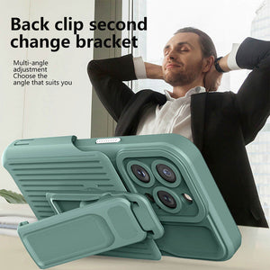 Casekis Outdoor Sports Back Clip Phone Case Dark Green