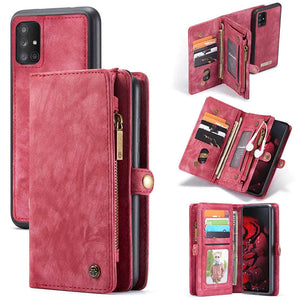 Casekis Samsung Galaxy A71 4G Multifunctional Wallet PU Leather Case - Casekis