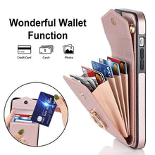 Load image into Gallery viewer, Casekis Cardholder RFID Phone Case Rose Gold
