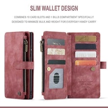 Load image into Gallery viewer, Casekis Leather Zipper Phone Case For Galaxy Note 20 Ultra
