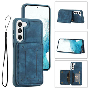 Casekis Magnetic Cardholder Phone Case Blue