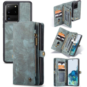 Casekis Multifunctional Wallet PU Leather Case for Galaxy S20 Ultra