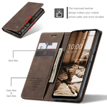 Load image into Gallery viewer, Casekis Retro Wallet Case for Galaxy A13 5G
