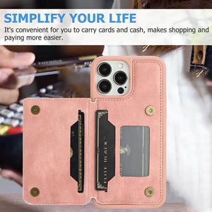 Casekis Magnetic Cardholder Phone Case Pink
