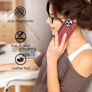 Casekis Magnetic Cardholder Phone Case Red