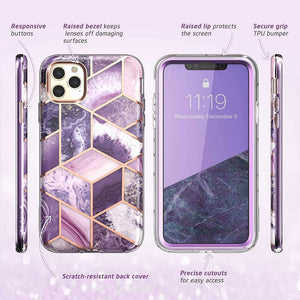 Casekis Fashion Phone Case With Screen Protector Purple