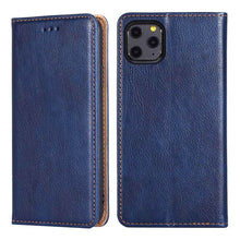 Load image into Gallery viewer, Leather Magnet Flip Wallet Phone Case For Apple iPhone - Casekis
