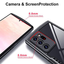 Load image into Gallery viewer, ANTI-FALL Slim Clear Back with Shockproof Soft TPU Bumper Frame Cover for Samsung Galaxy Note 20/ Note 20 Ultra - Casekis
