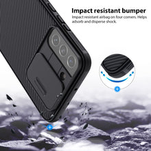 Load image into Gallery viewer, Casekis Slide Phone Lens Protection Black Case for Galaxy S22 5G
