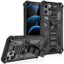 画像をギャラリービューアに読み込む, Casekis Armor Shockproof With Kickstand Phone Case Black
