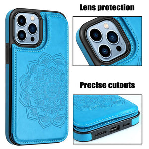 Casekis Mandala Embossed Phone Case Blue