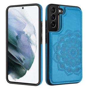 Casekis Mandala Embossed Phone Case for Galaxy S22 Plus 5G