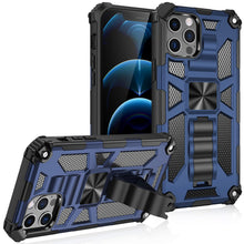 画像をギャラリービューアに読み込む, Casekis Armor Shockproof With Kickstand Phone Case Blue
