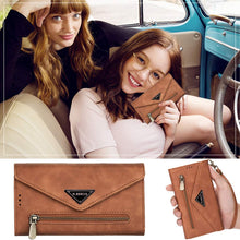Load image into Gallery viewer, Casekis Crossbody Wallet Leather Phone Case Brown
