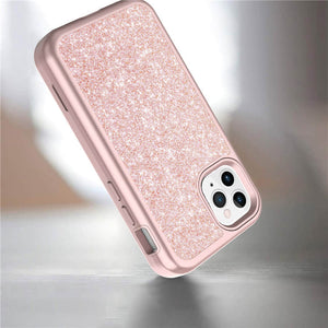 Crystal Glitter Shockproof Protective Phone Case For Women With Free Screen Protector - Casekis