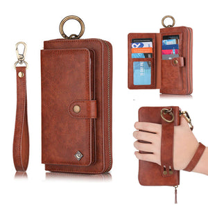 Casekis Leather Detachable Magnetic Wallet Case For Galaxy