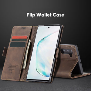 Casekis 2021 Retro Wallet Case For Samsung Note 10 - Casekis