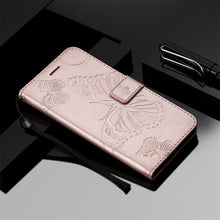 画像をギャラリービューアに読み込む, Casekis Embossed Butterfly Wallet Phone Case Rose Gold
