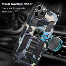 画像をギャラリービューアに読み込む, Casekis Armor Shockproof With Kickstand Phone Case Light Blue Camouflage

