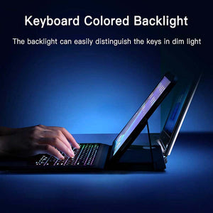 Casekis Smart Bluetooth Wireless Keyboard Trackpad Case for iPad