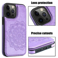 Load image into Gallery viewer, Casekis Mandala Embossed Phone Case Purple

