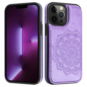 Casekis Mandala Embossed Phone Case Purple