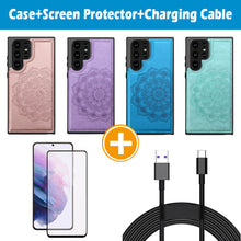 Load image into Gallery viewer, Casekis Mandala Embossed Phone Case for Galaxy S22 Ultra 5G
