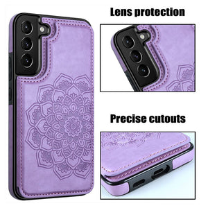 Casekis Mandala Embossed Phone Case for Galaxy S21 FE 5G