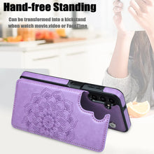 Load image into Gallery viewer, Casekis Mandala Embossed Phone Case Purple for Galaxy A13 5G
